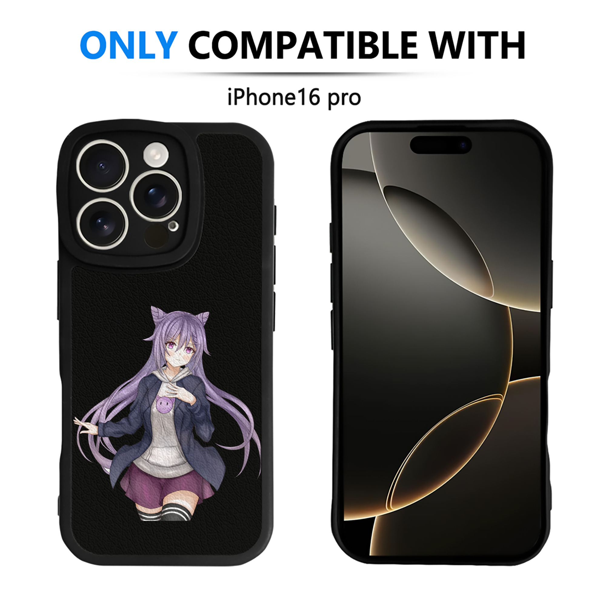 げんし神 刻晴 こくせい genshin Kokusei 【iPhone 16シリーズ対応】シリコンスマホケース（レザー調） 材質：シリコン